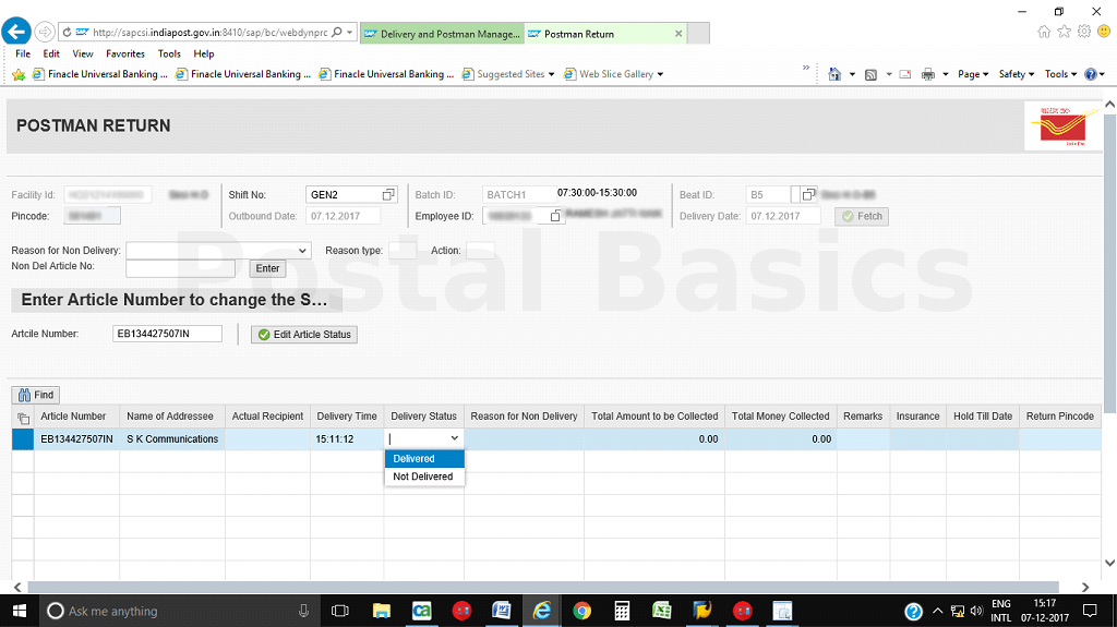 How to change the article status before EOD?