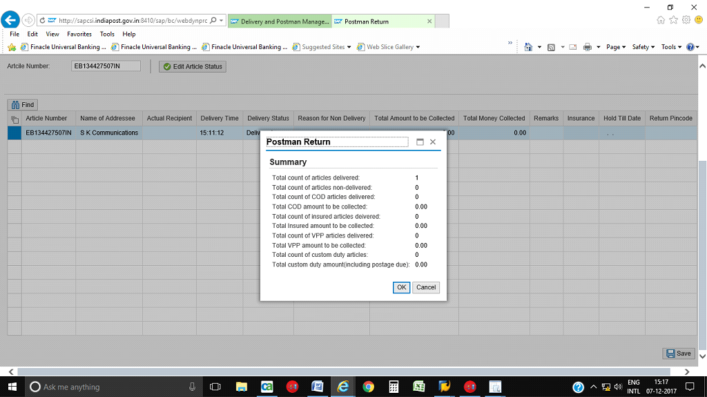 How to change the article status before EOD?