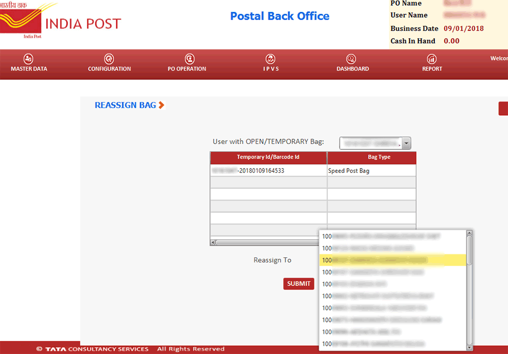 IPVS - Indian Post Visibility System
