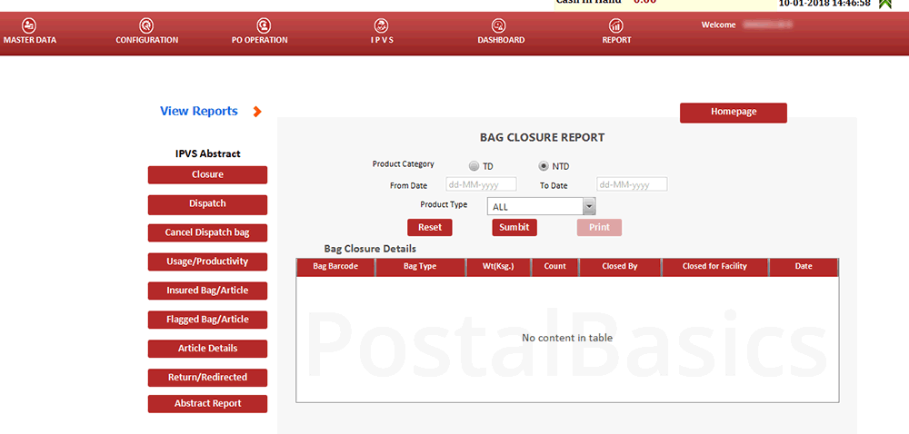 IPVS - Indian Post Visibility System