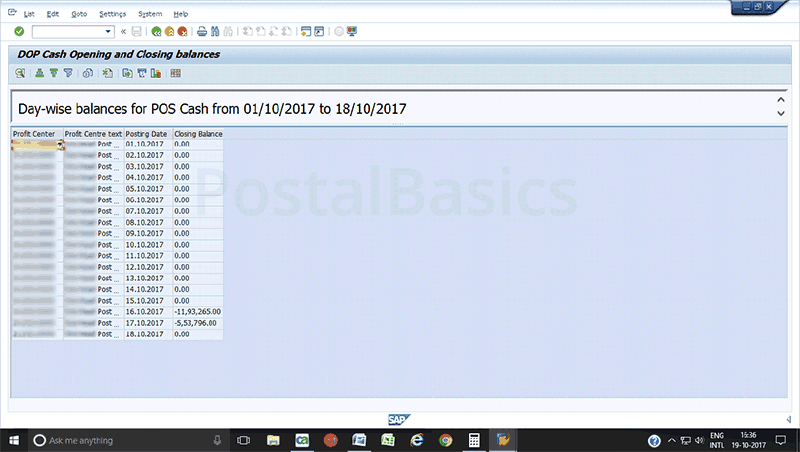 What is the significance of the T-code zfi_cashbal?